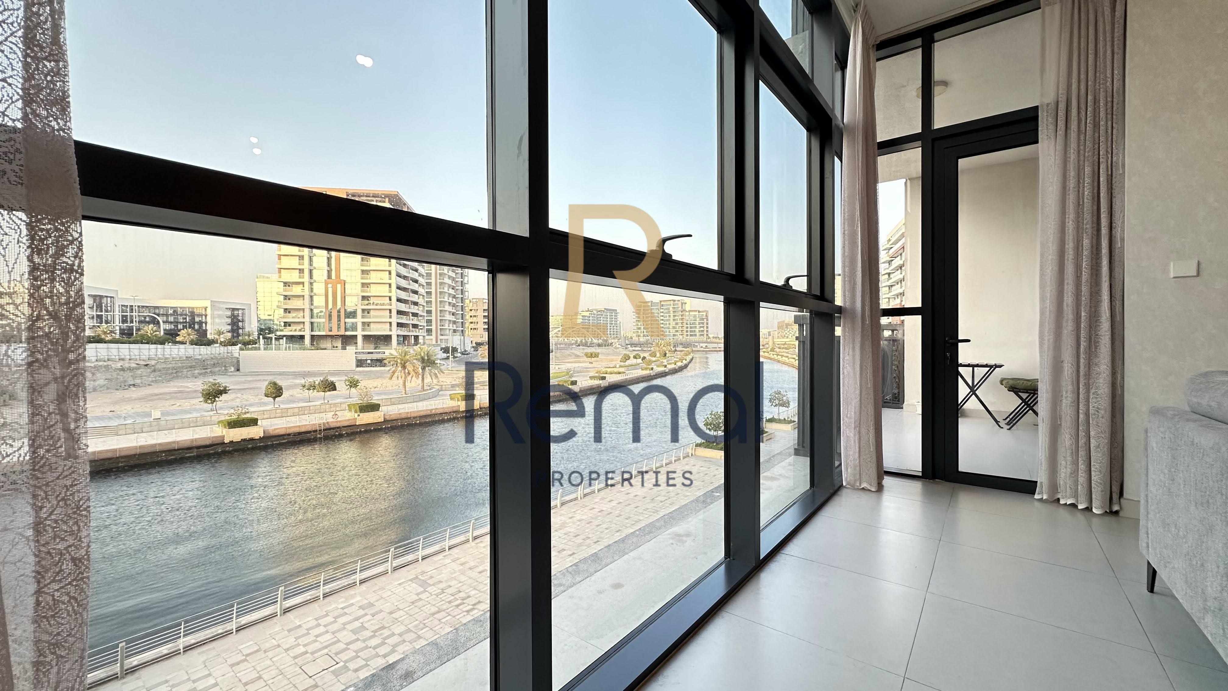 Canal View | Balcony | Apartments for Sale Al Raha Beach - Photo 5